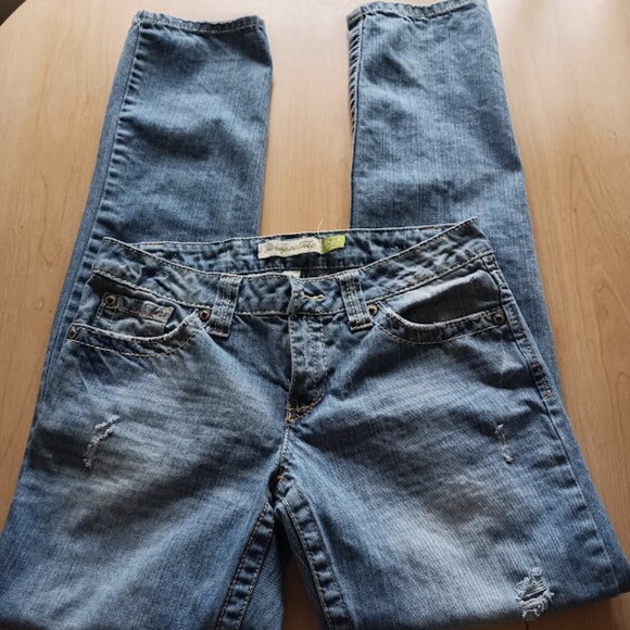 Aeropostale 5/6 Regular Bayla Skinny Leg Distressed Women's Jeans RN 126671 - Picture 7 of 16